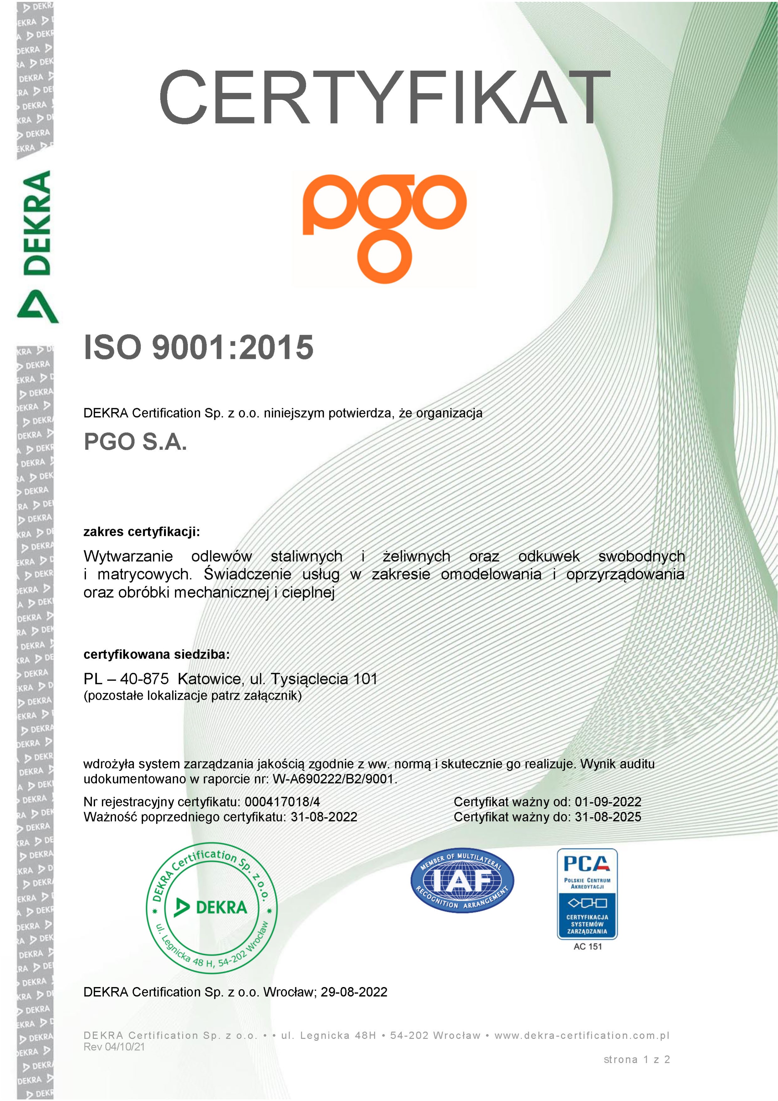 ISO 9001:2015 1