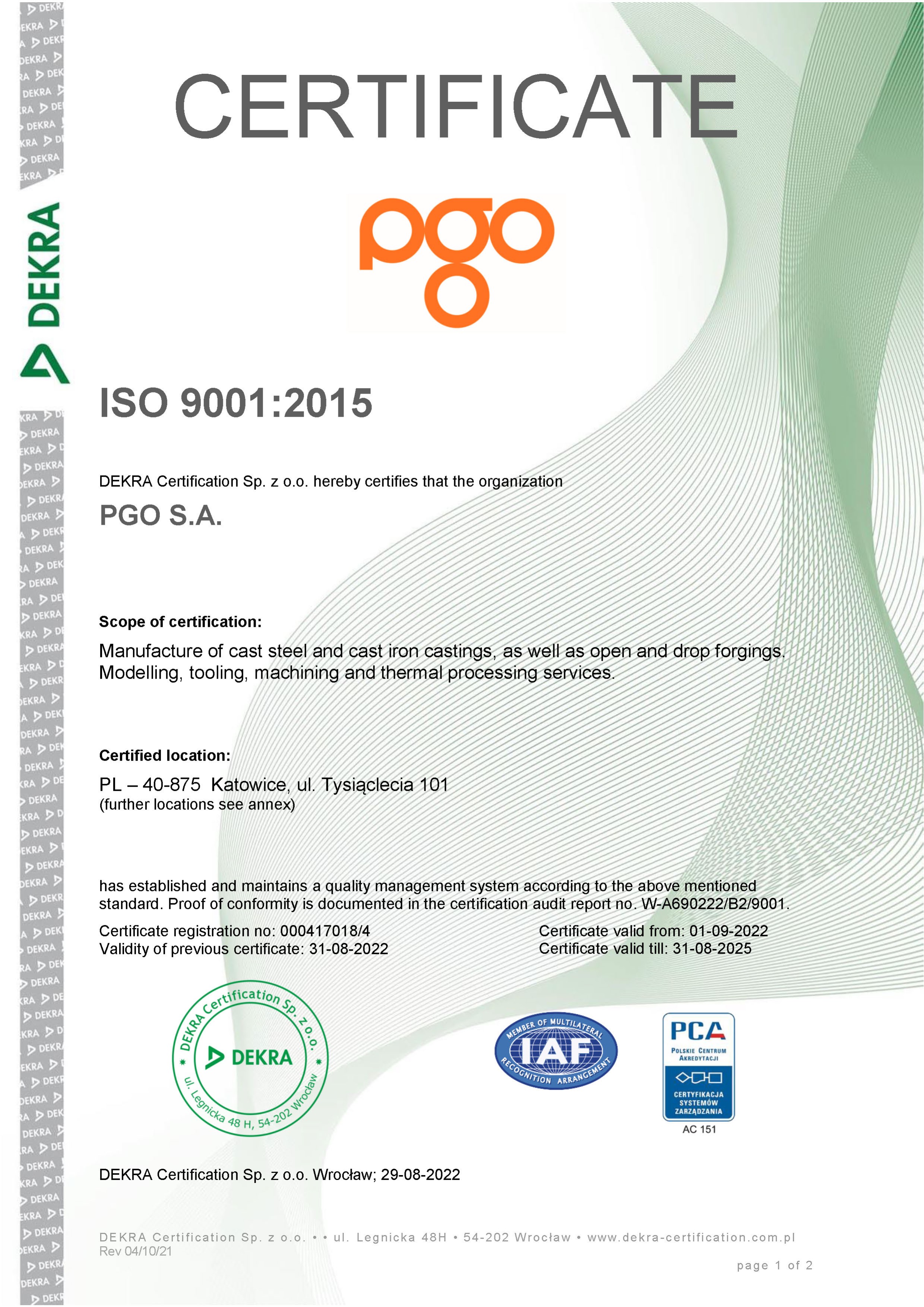 ISO 9001:2015 1